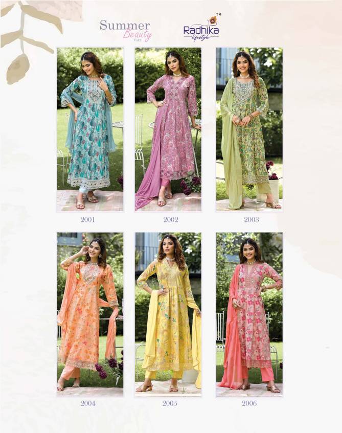 Summer Beauty Vol 2 By Radhika Cotton Foil Printed Readymade Suit Wholesale Price in Surat